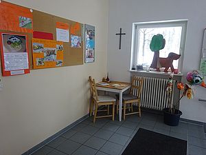 Eingangsbereich der Kinderkrippe Murnau